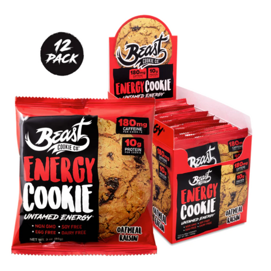 Beast Cookie - Energy Cookie Oatmeal Raisin 12 Pack
