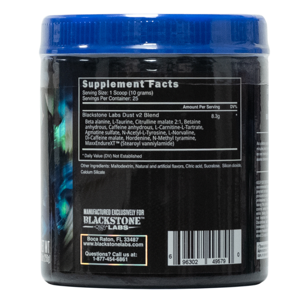 Blackstone Labs: Dust V2 Extreme Pre-Workout Formula Candy Apple 25 Servings