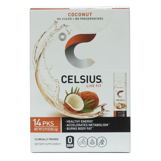 Celsius: Live Fit Coconut On-The-Go 14 Servings