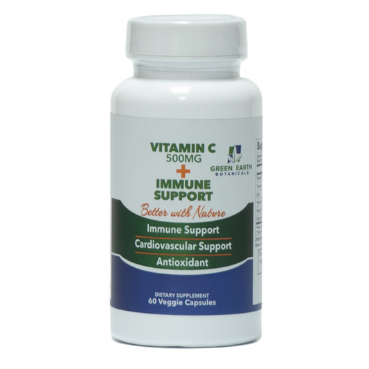 Green Earth Botanicals: Vitamin C 500Mg+Immune Support 30 Servings