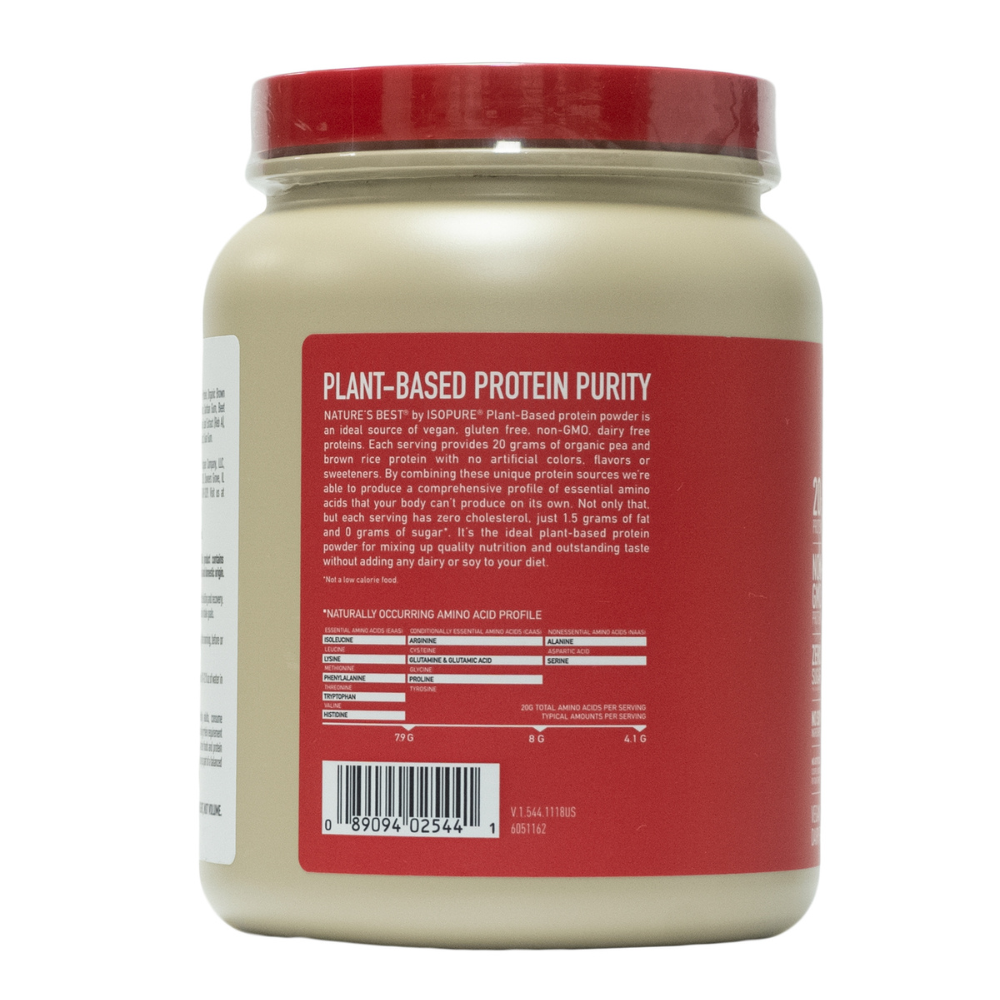 Isopure: Natures Best Plant-Based Protein Strawberry 20 Servings