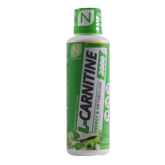 Nutrakey: L-Carnitine 3000 Green Apple Pucker 31 Servings