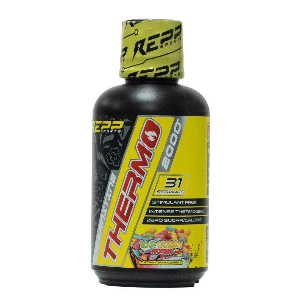 Repp Sports: L-Carnitine Thermo 2000 Sour Gummy Worms 31 Servings