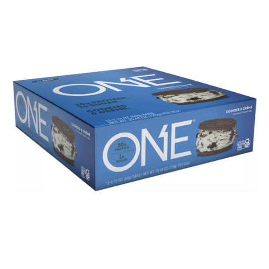 One: Protein Bar Cookies & Creme 12 Servings