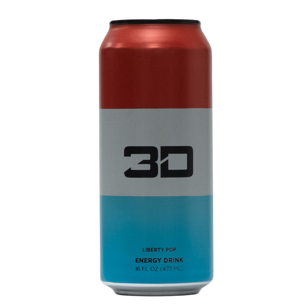 3D Energy Drinks - 12 Cans