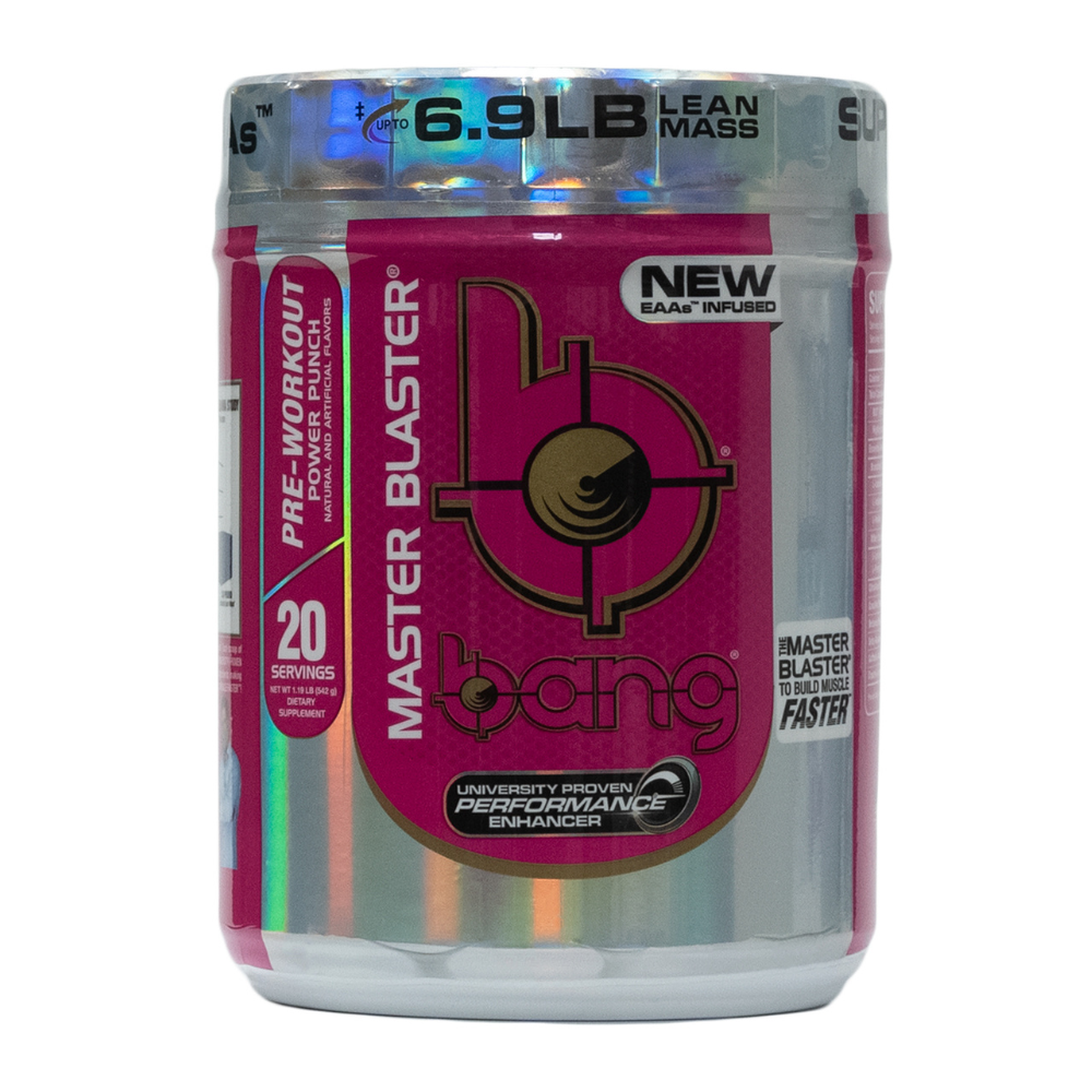 Bang Energy: Master Blaster Pre-Workout Power Punch 20 Servings