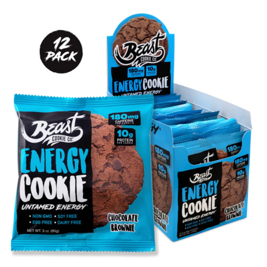 Beast Cookie - Energy Cookie Chocolate Brownie 12 Pack