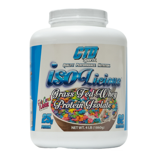 CTD Sports: Isolicious Fruity Cereal Flavor 62 Servings