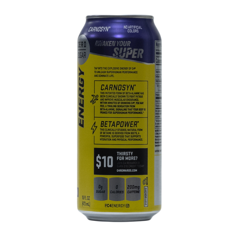 Cellucor: C4 Energy Purple Frost Zero Sugar 12 Pack
