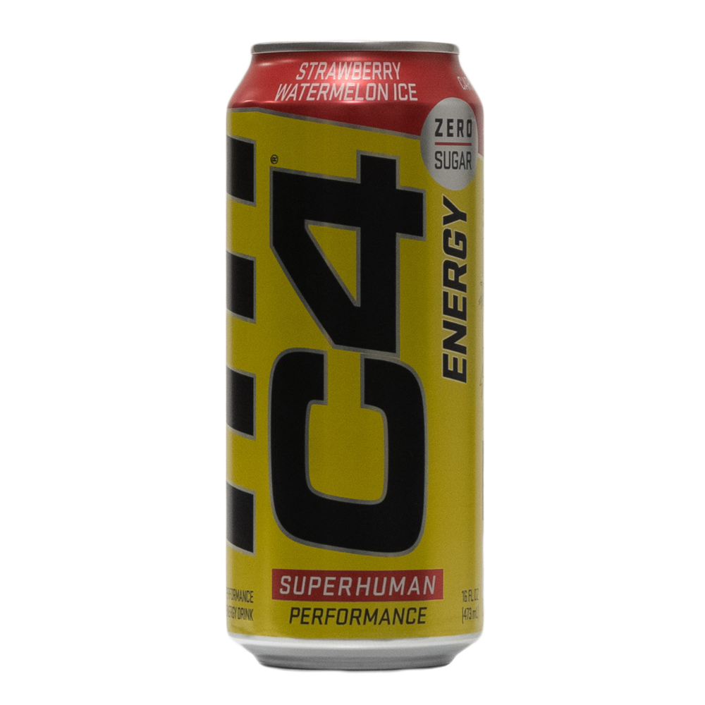 Cellucor: C4 Energy Strawberry Watermelon Ice Naturally Flavored Zero Sugar 12 Pack