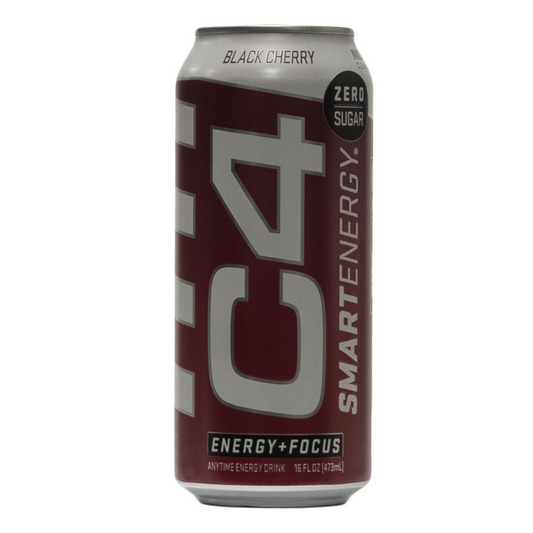 Cellucor: C4 Smart Energy Black Cherry Zero Sugar Naturally Flavored 12 Pack