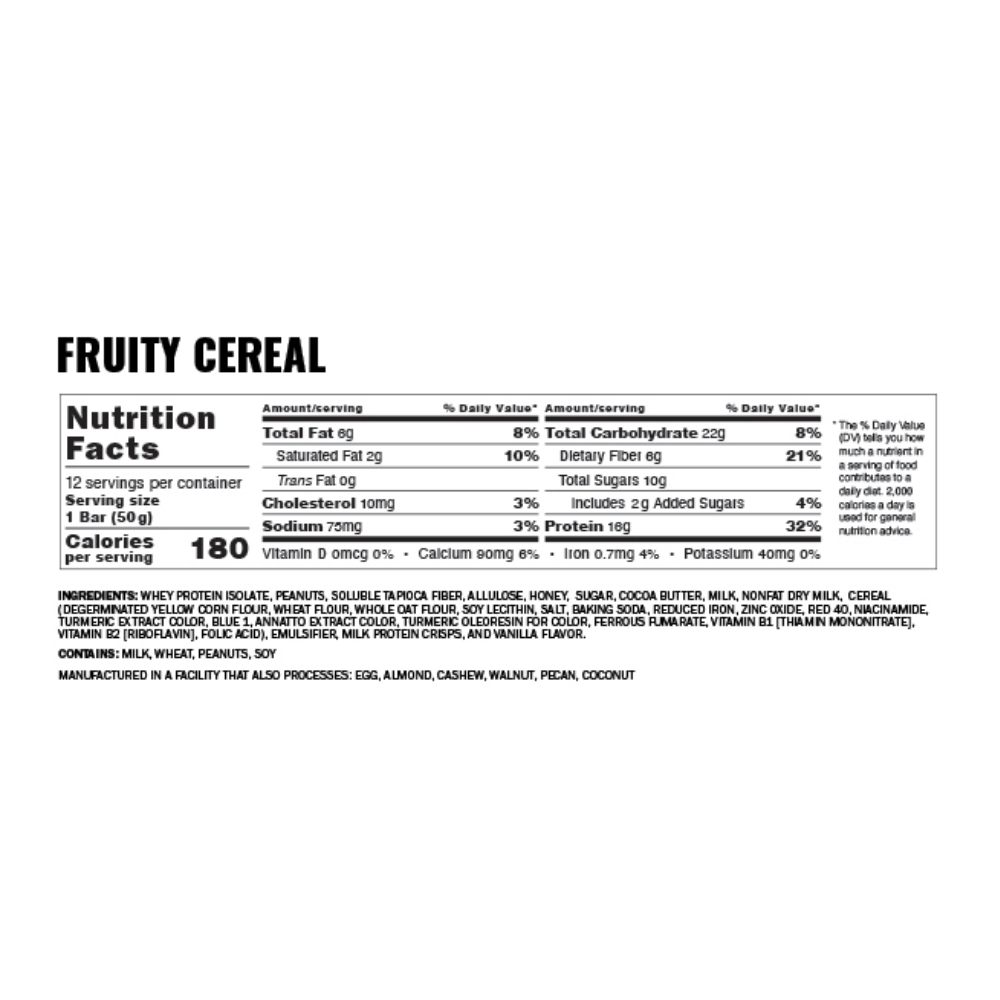 Das Labs - BuckBar Fruity Cereal 12 Pack