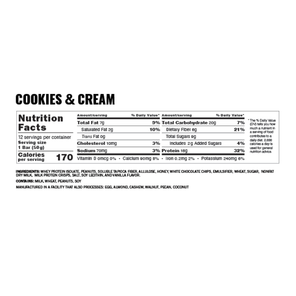 Das Labs - Buckbar Cookies n' Cream 12 Pack