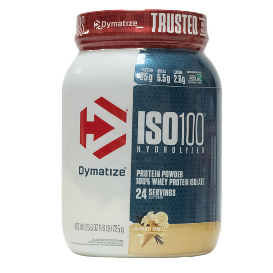 Dymatize: Iso100 Hydrolyzed Gourmet Vanilla 24 Servings
