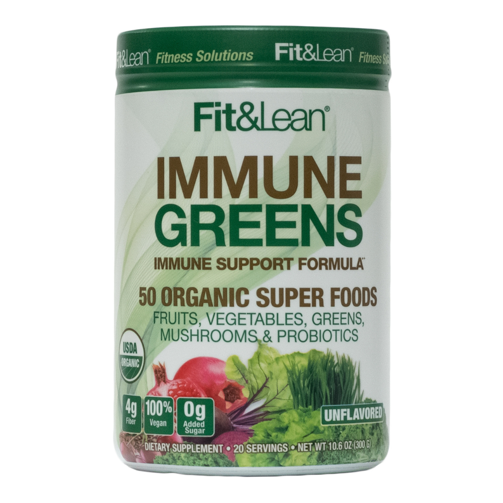 Fit&Lean: Immune Greens Immune Support Formula Unflavored 20 Servings