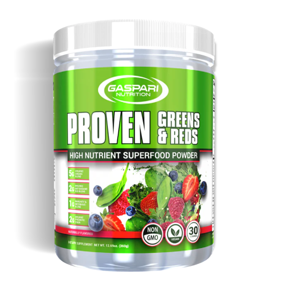 Gaspari Nutrition: Proven Greens & Reds Naturally Flavored 30 Servings