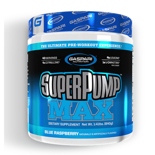 Gaspari Nutrition: Superpump Max Blue Raspberry 40 Servings