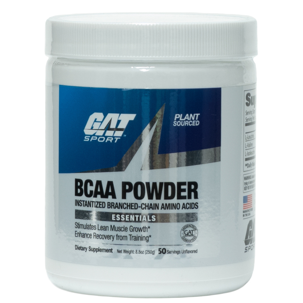 Gat Sport: Bcaa Powder Instantized Branched-Chain Amino Acids Essentials 50 Servings
