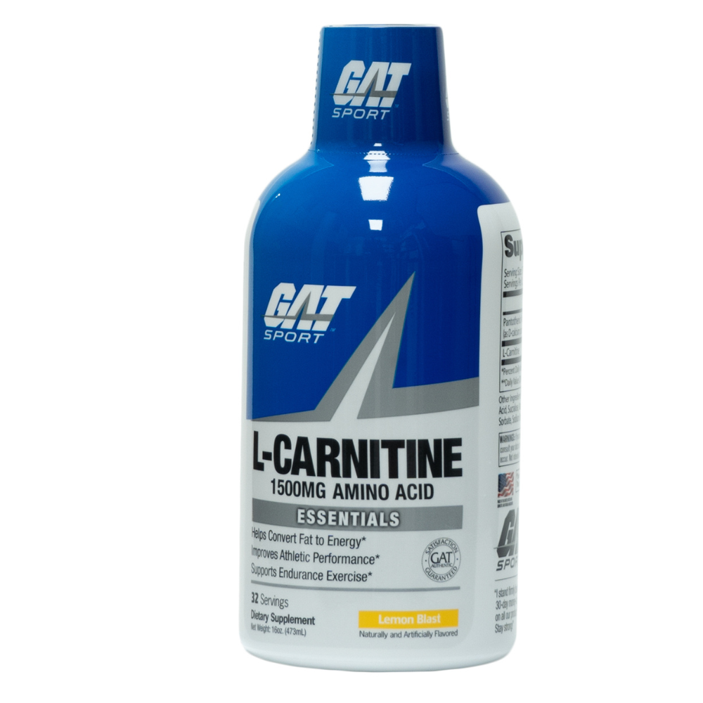 Gat Sport: L-Carnitine 1500Mg Amino Acid Essentials Lemon Blast 32 Servings