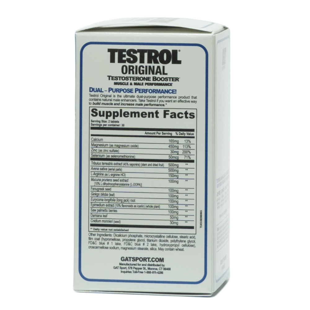 Gat Sport: Testrol Original Testosterone Booster 30 Servings