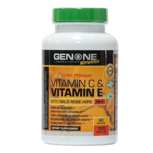Gen One: Ultra Premium Vitamin C & Vitamin E 60 Servings