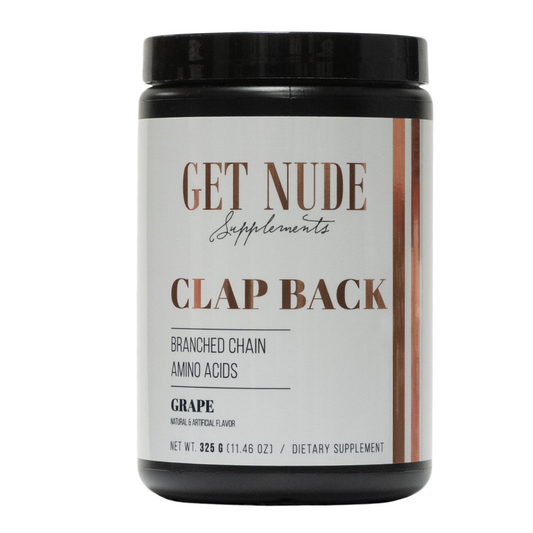 Get Nude Supplements: Clap Back Branched Amino Acids Grape 50 Servings