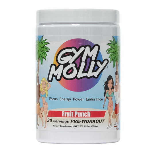 Gym Molly: Pre-Workout Fruit Punch 30 Servings