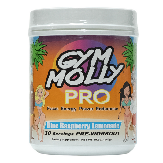 Gym Molly: Pro Pre-Workout Blue Raspberry Lemonade 30 Servings