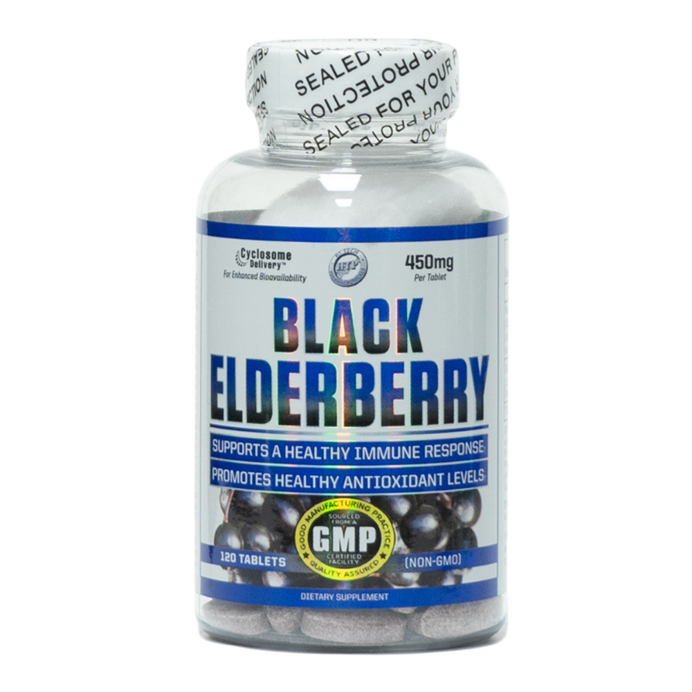 Hi-Tech Pharmaceuticals: Black Elderberry 120 Tablets