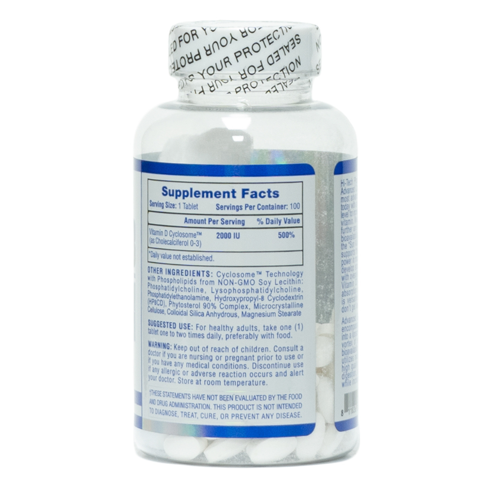 Hi-Tech Pharmaceuticals: Vitamin D3 100 Tablets