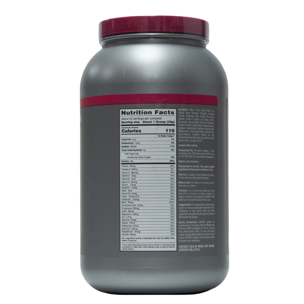 Isopure: Protein Powder Zero Carb Alpine Punch 42 Servings