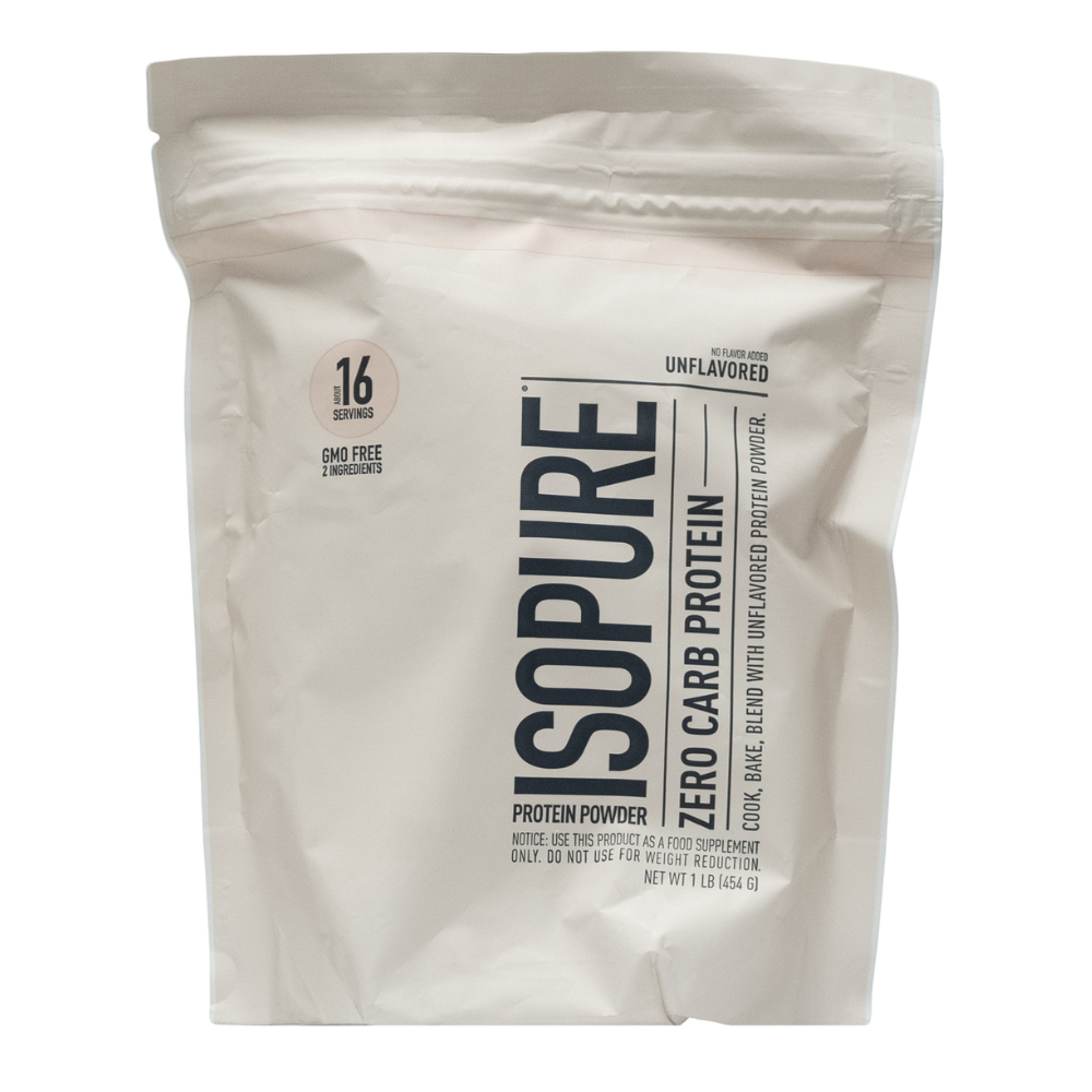 Isopure: Protein Powder Zero Carb Protein Unflavored 16 Servings