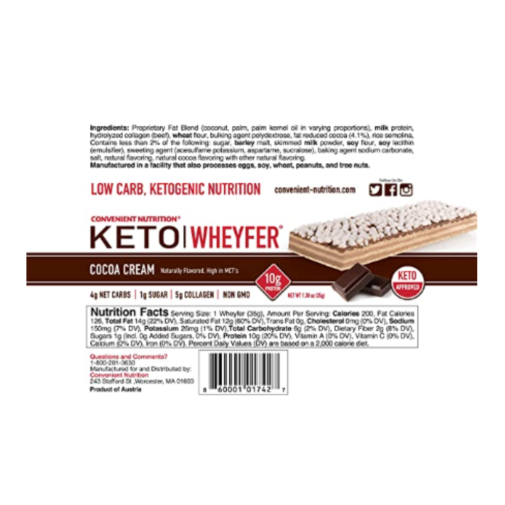 Keto Wheyfers - Coffee Creme 10 Pack