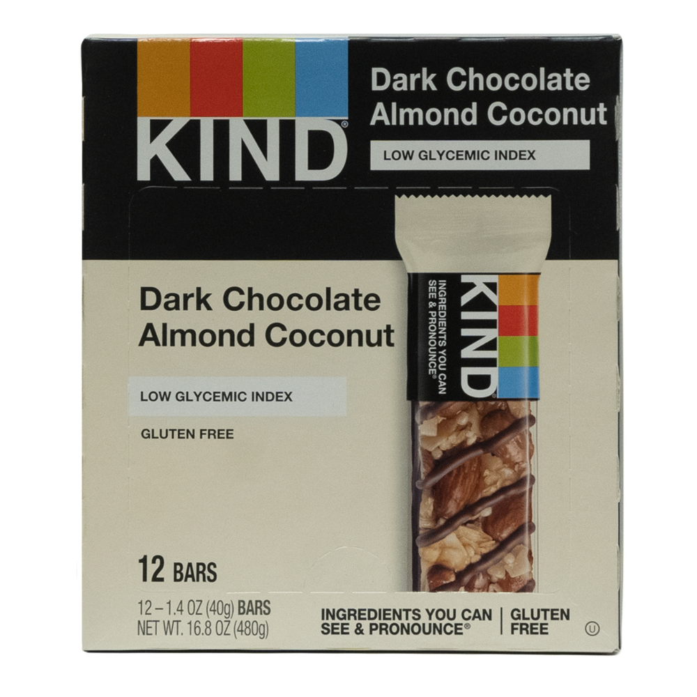 Kind: Dark Chocolate Almond Coconut 12 Servings