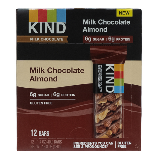 Kind: Milk Chocolate Almond 12 Servings