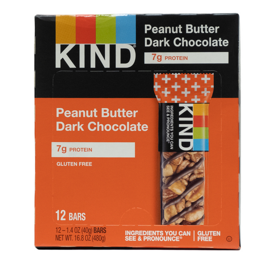 Kind: Peanut Butter Dark Chocolate 12 Servings