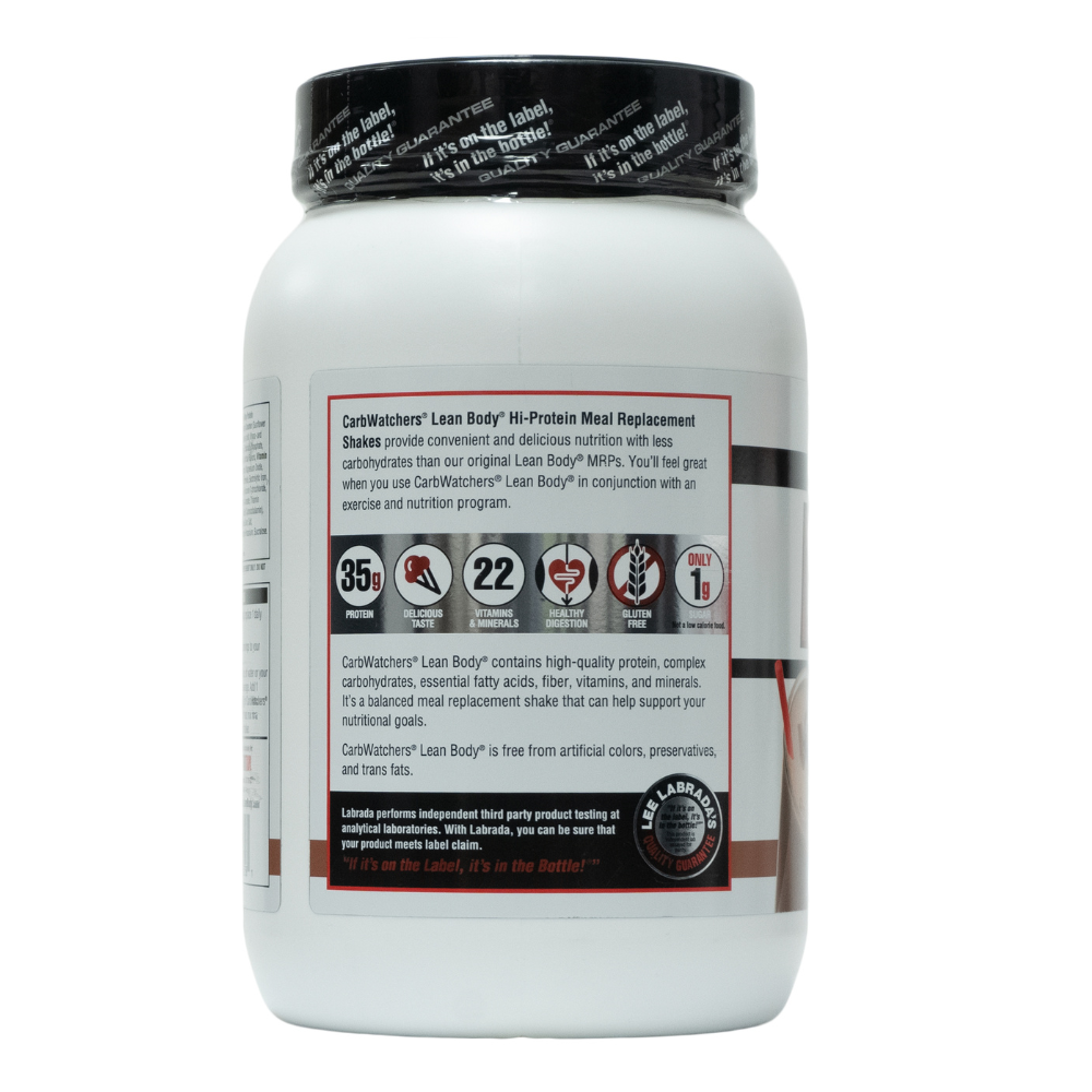 Labrada: Lean Body Meal Replacement Protein Shake Chocolate 19 Servings
