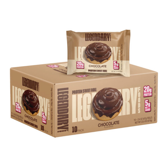 Legendary Foods - Sweet Rolls Chocolate 8 Pack