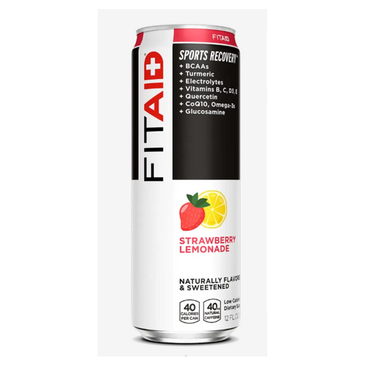 Lifeaid: Fitaid Athletic Recovery Low Calorie Strawberry Lemonade 12 Pack