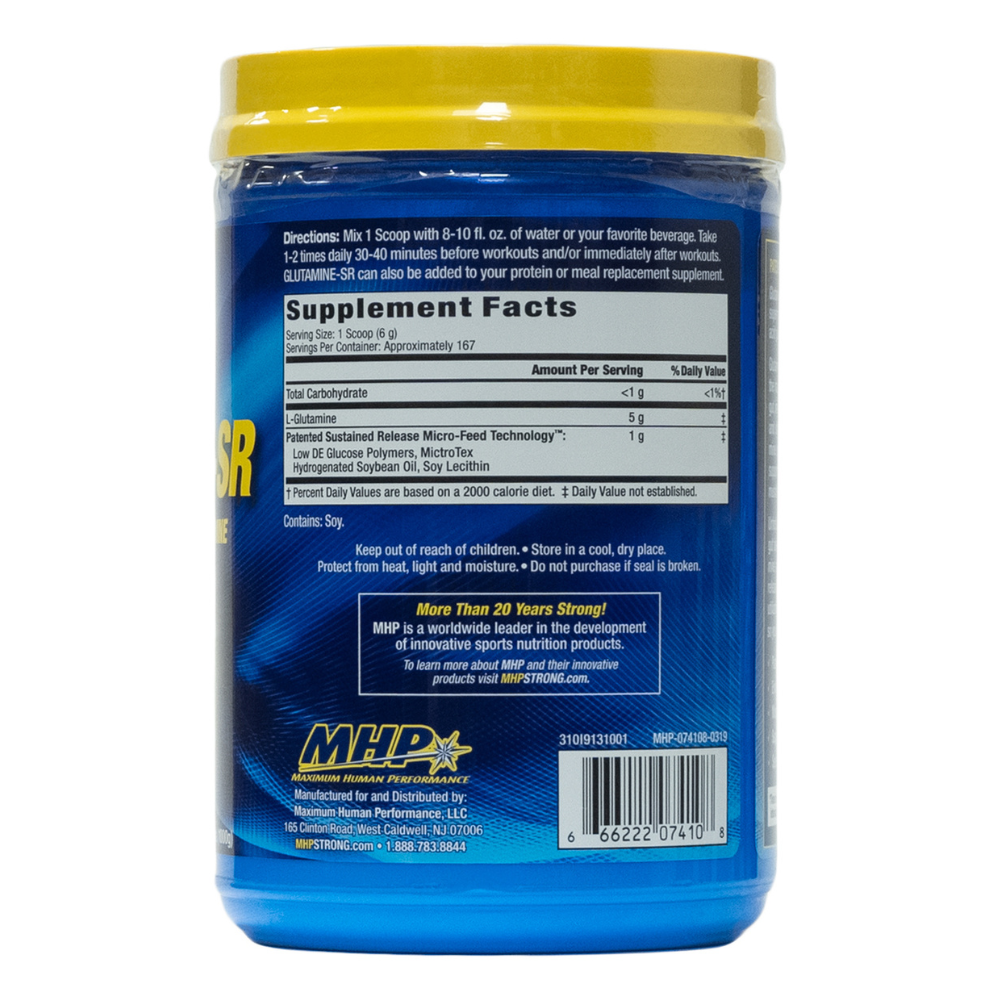 MHP: Glutamine-Sr 167 Servings