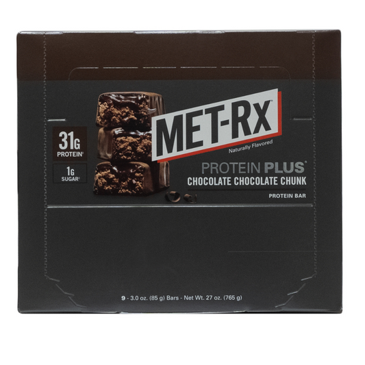 Met-Rx: Protein Plus Chocolate Chocolate Chunk Protein Bar 9 Servings