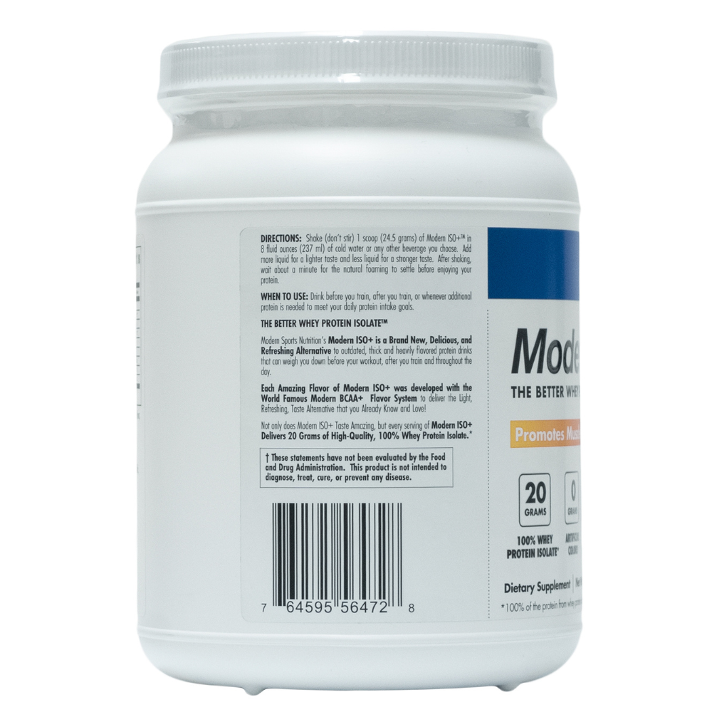 Modern Iso: The Better Whey Protein Isolate Fruit Punch 20 Servings