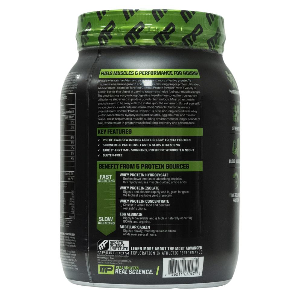 Musclepharm: Combat Protein Powder Chocolate Peanut Butter 26 Servings