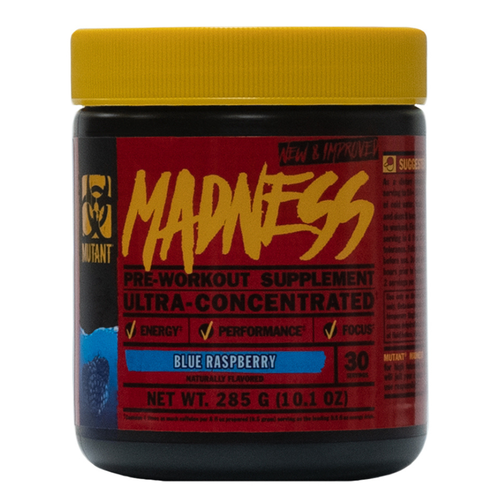 Mutant: Madness Pre-Workout Blue Raspberry 30 Servings