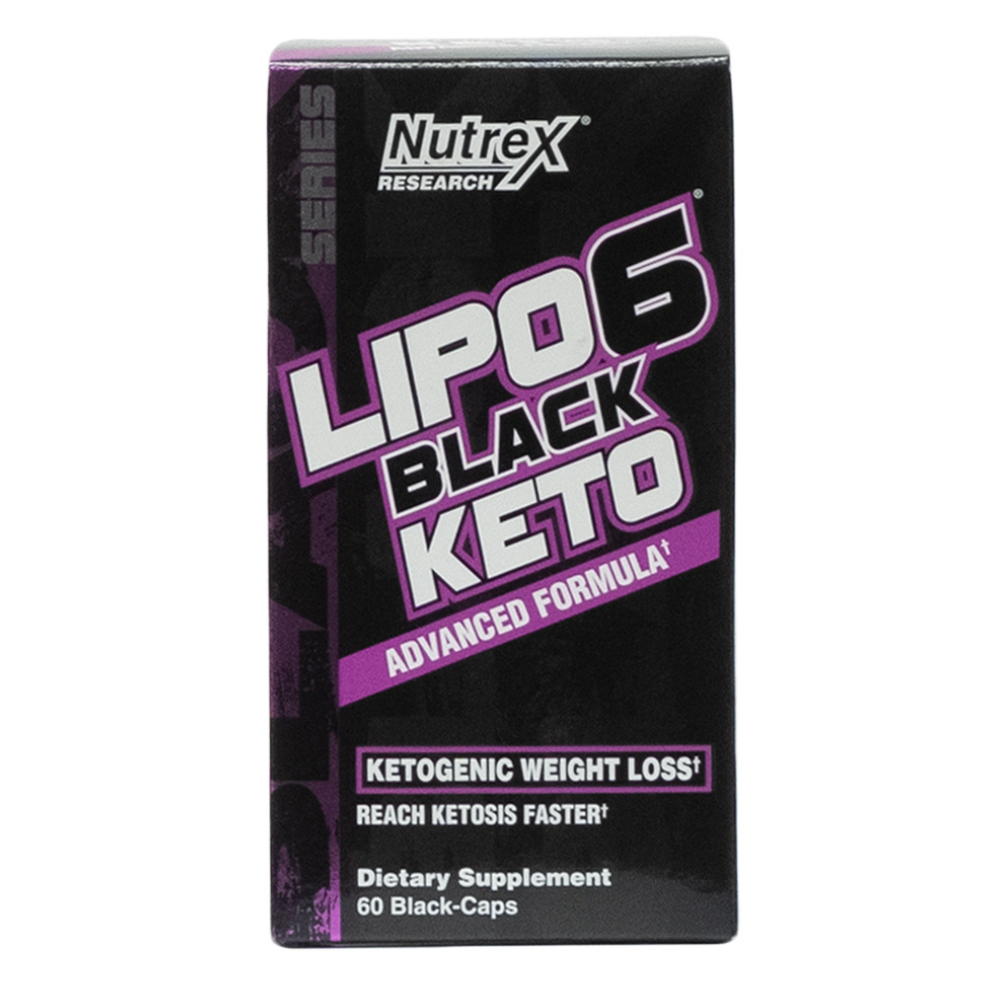 Nutrex Research: Lipo6 Black Keto Advanced Formula 30 Servings