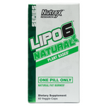 Nutrex Research: Lipo6 Natural Plant Based 60 Veggie Capsules
