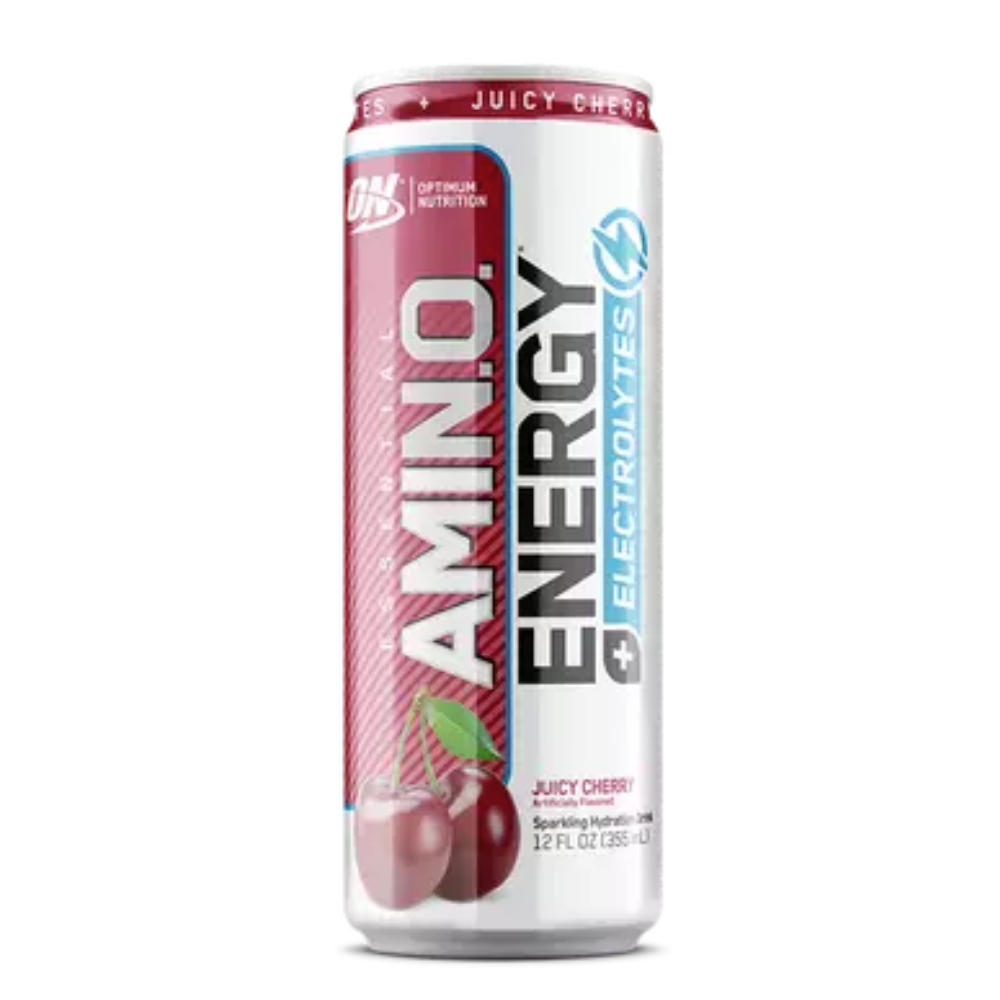 On: Essential Amin.O. Energy +Electrolytes Juicy Cherry Flavor 12 Pack