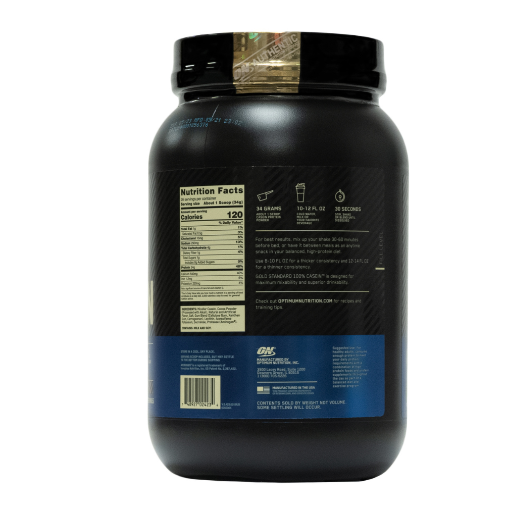 On: Gold Standard 100% Casein Chocolate Supreme 26 Servings