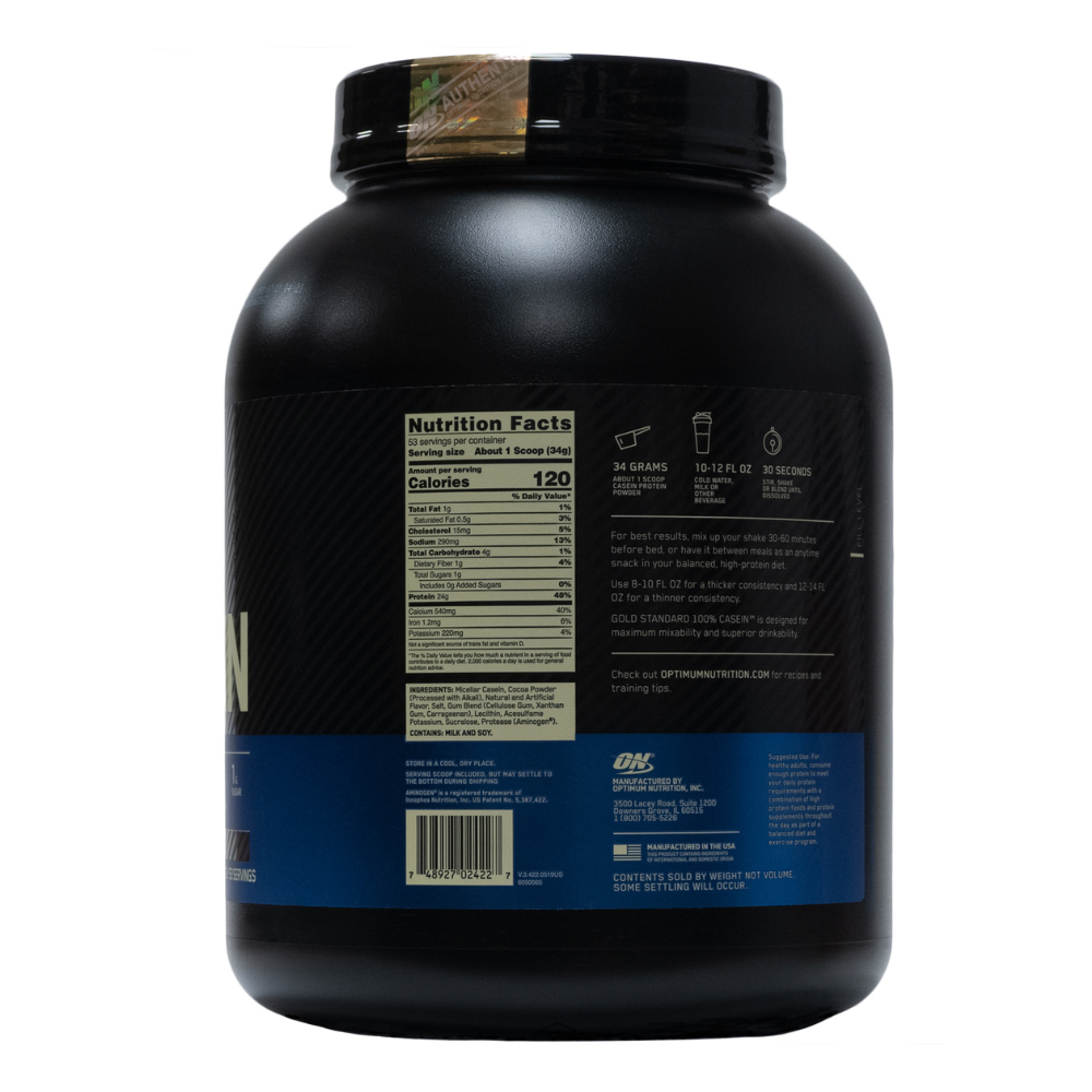 On: Gold Standard 100% Casein Chocolate Supreme 53 Servings