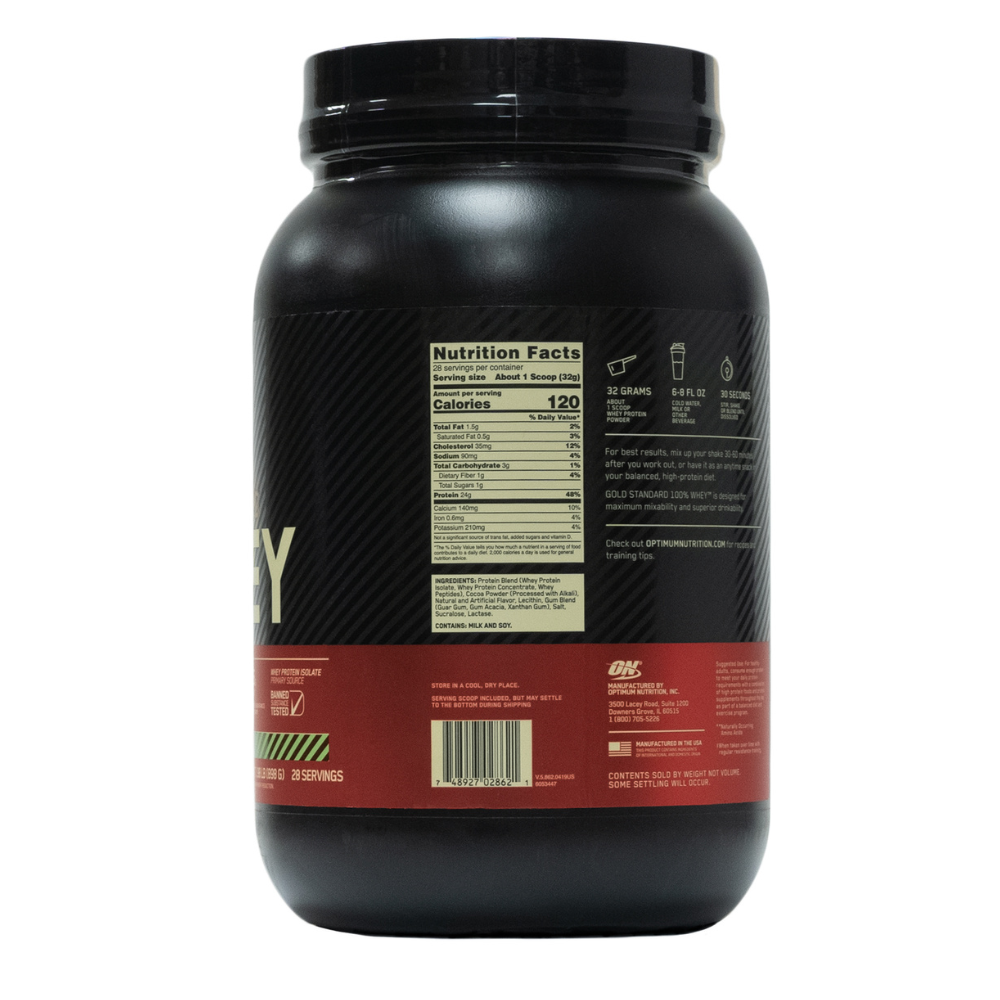On: Gold Standard 100% Whey Protein Powder Chocolate Mint 28 Servings